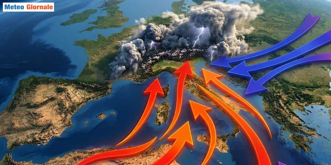 Giorni di super caldo in arrivo, poi refrigerio con temporali e grandine