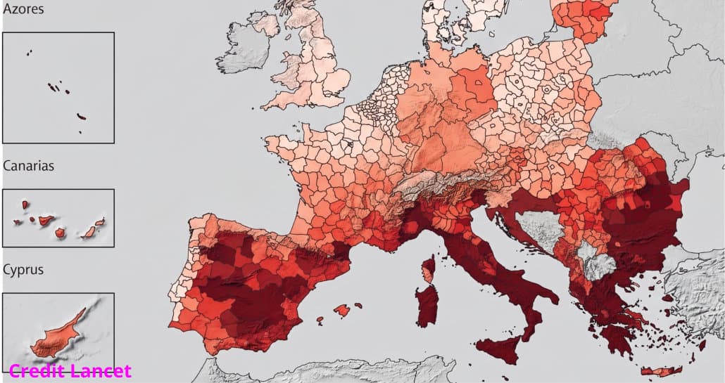 Lancet: le Regioni d’Europa con più vittime da “ondate di caldo”