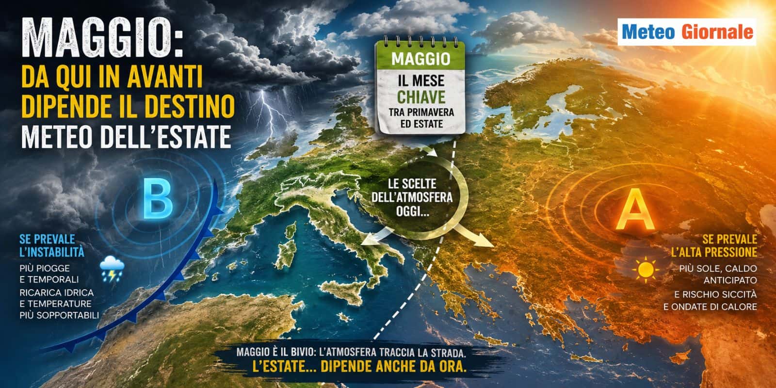 Maggio: da qui in avanti dipende il destino Meteo dell’ESTATE