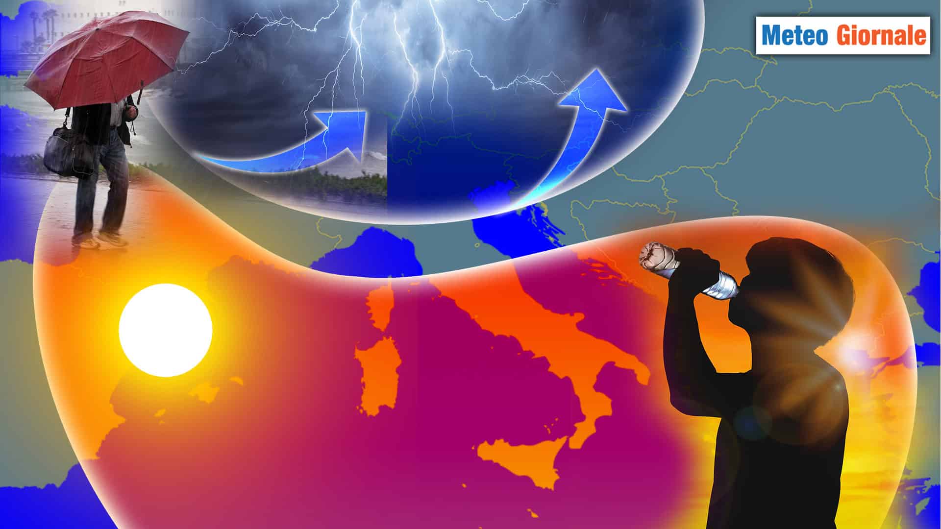 Meteo Prossime ore: Temporali al nord, caldo e sole sul resto d’Italia