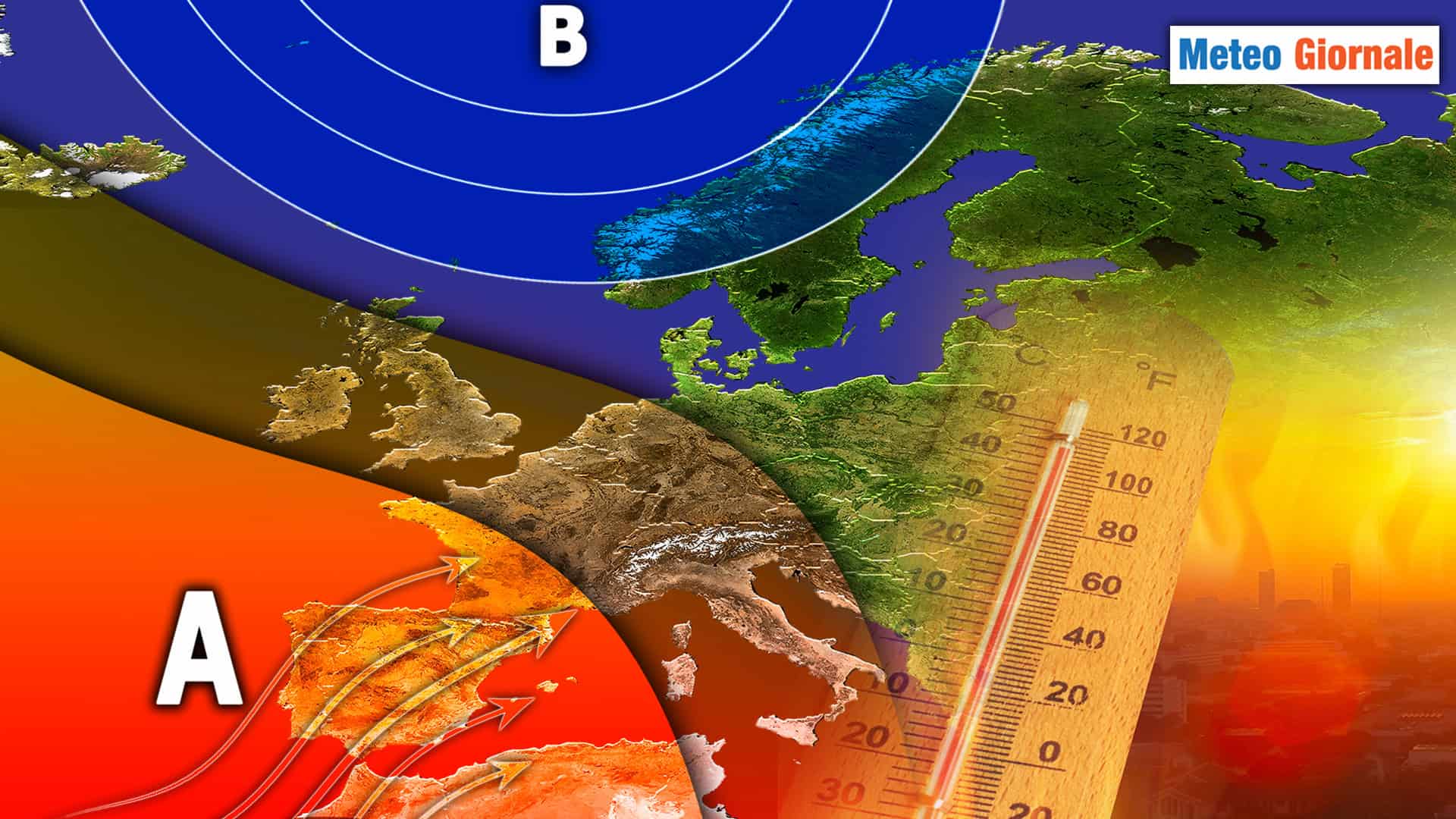 Meteo: Settimana tra temporali iniziali e poi caldo estremo