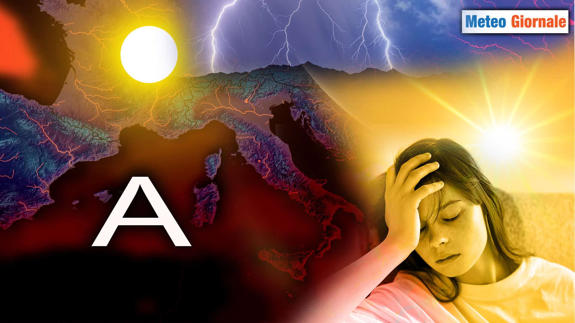 Meteo: Caldo africano sull’Italia, ma anche temporali al nord