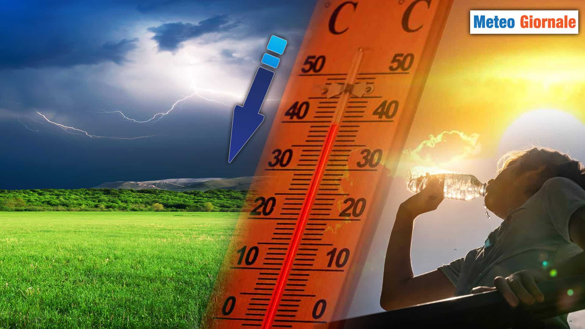 Meteo: Lento declino del grande Caldo, ma…