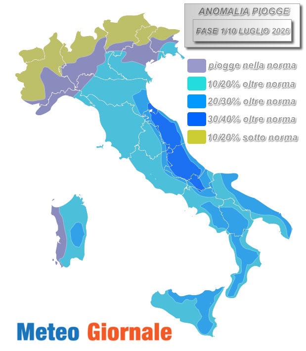 ANOMALIA PIOGGE 1 10 LUGLIO