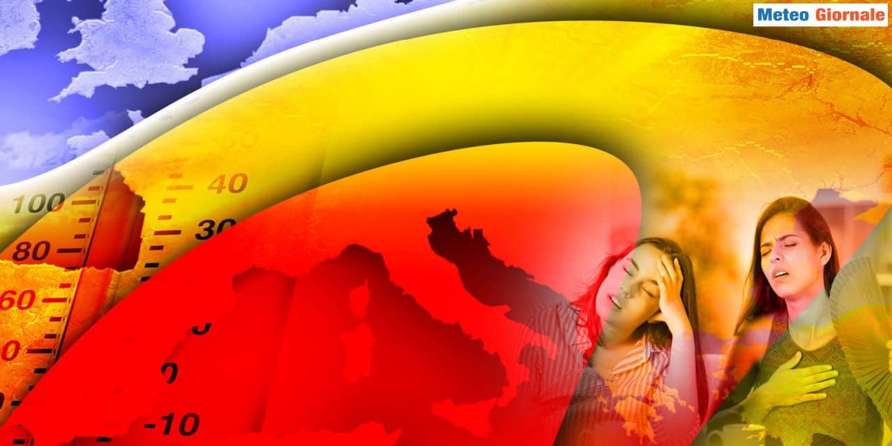 Ci attendono giornate roventi, ma caldo non così estremo come sulla Francia