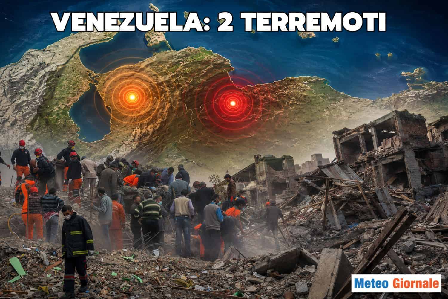 Doppio Terremoto in Venezuela, è un disastro