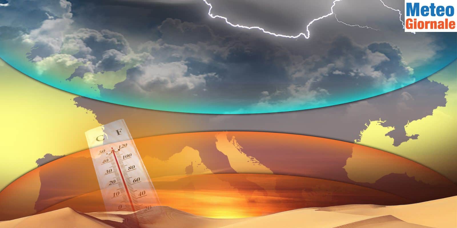 Meteo estremo d’Estate: non c’è solo la CANICOLA, ecco gli altri scenari