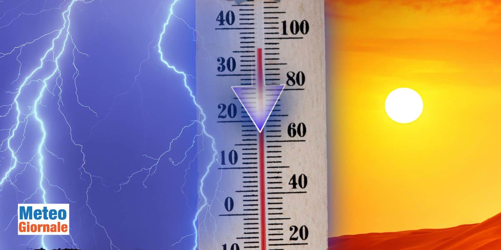 Temperature in crollo tra 1 e 2 Luglio, ma ecco perché non si può parlare di FRESCO