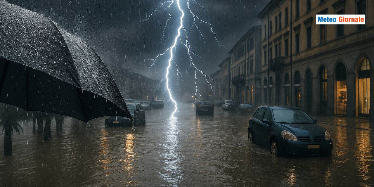 Martedì 9 dal meteo estremo su almeno 5 regioni
