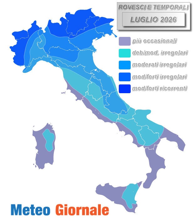 piogge luglio