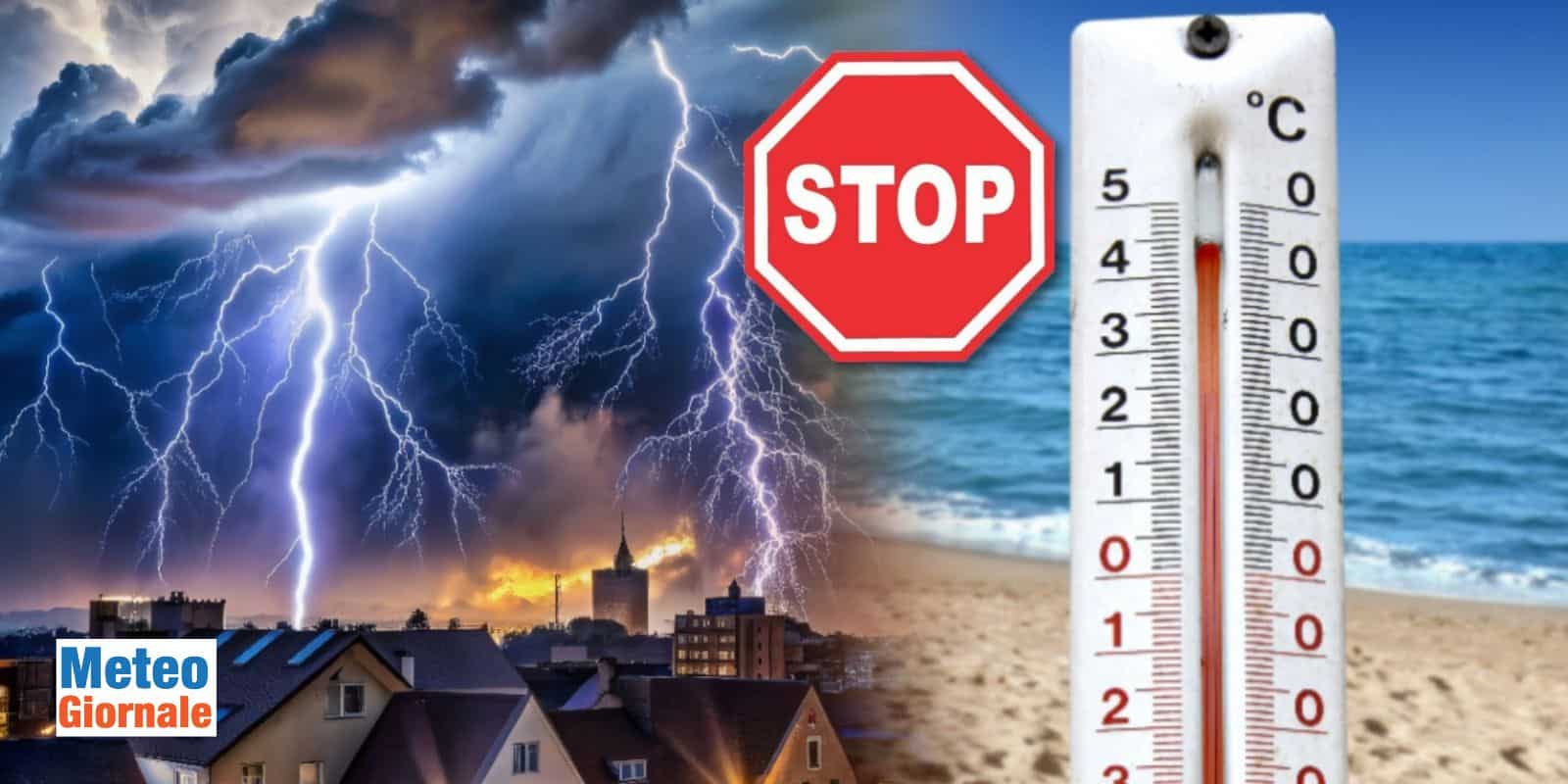 Subito Maltempo tra poche ore, rischio grandine e nubifragi
