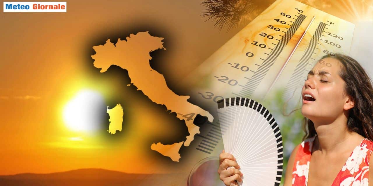 Weekend del 27-28 Giugno con la bolla africana in spostamento sull’Italia