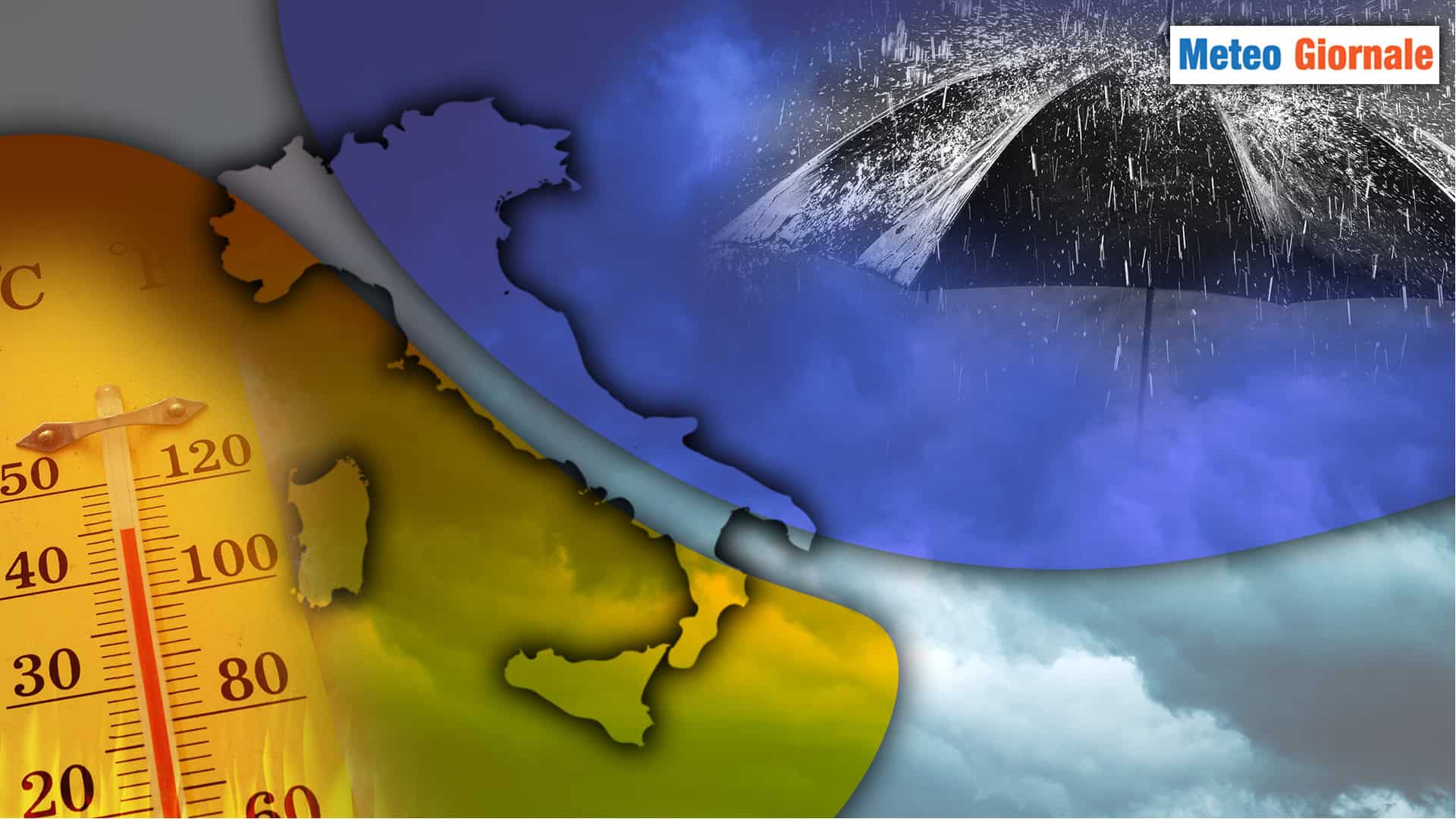 Meteo: Settimana più fresca ma con temporali in agguato