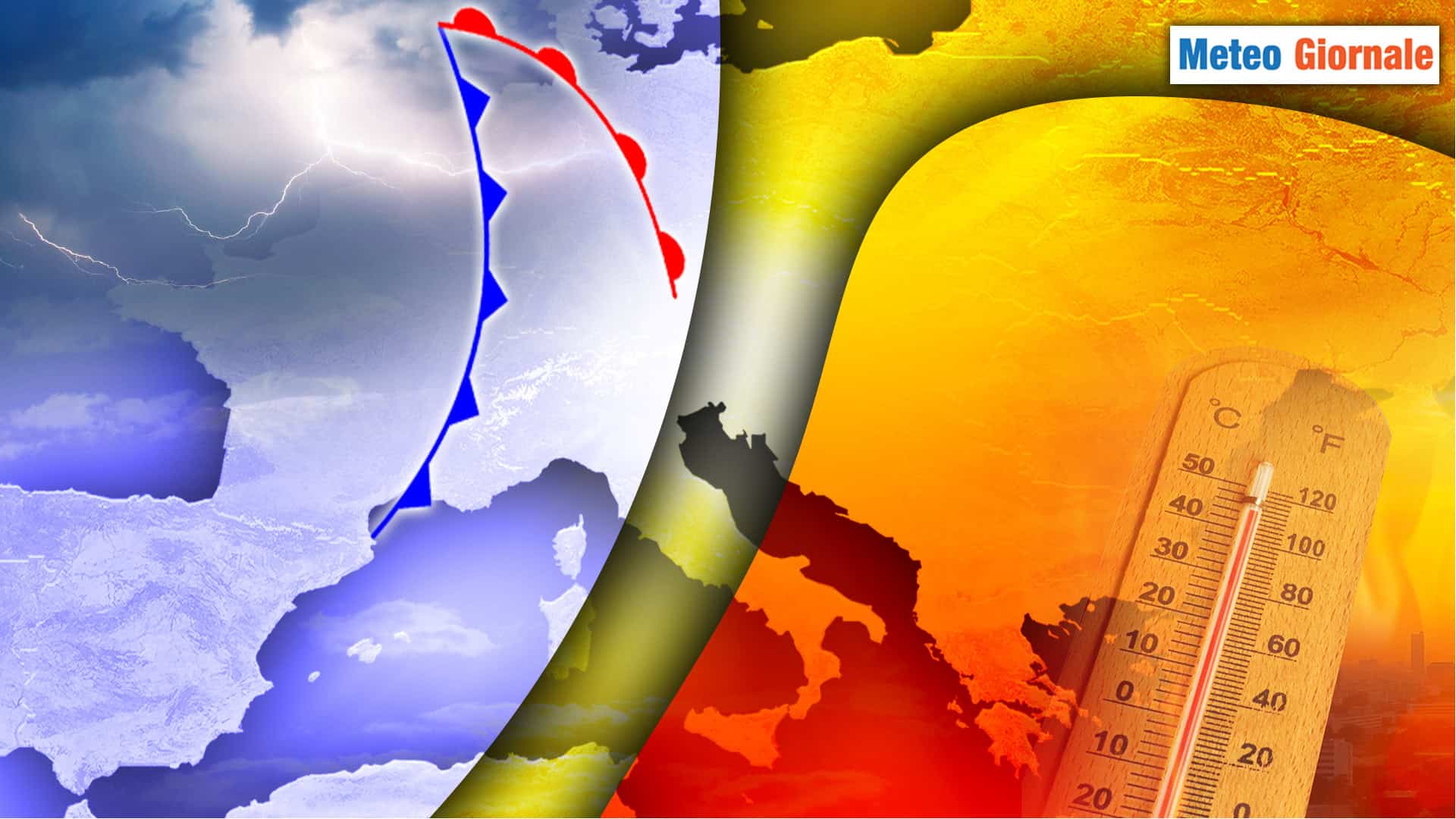 Meteo: L’estate si ferma un attimo, arrivano temporali e grandine
