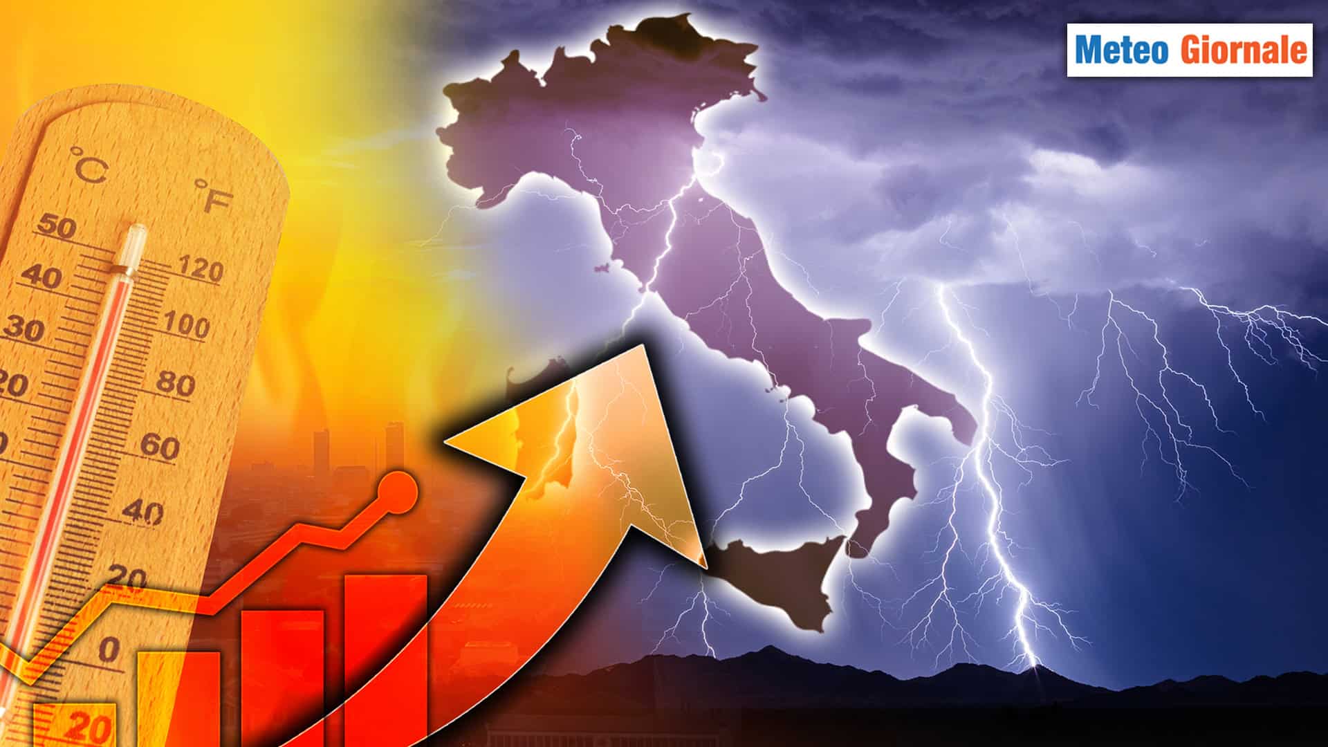 Meteo: ultimi temporali al Sud, poi torna il grande caldo
