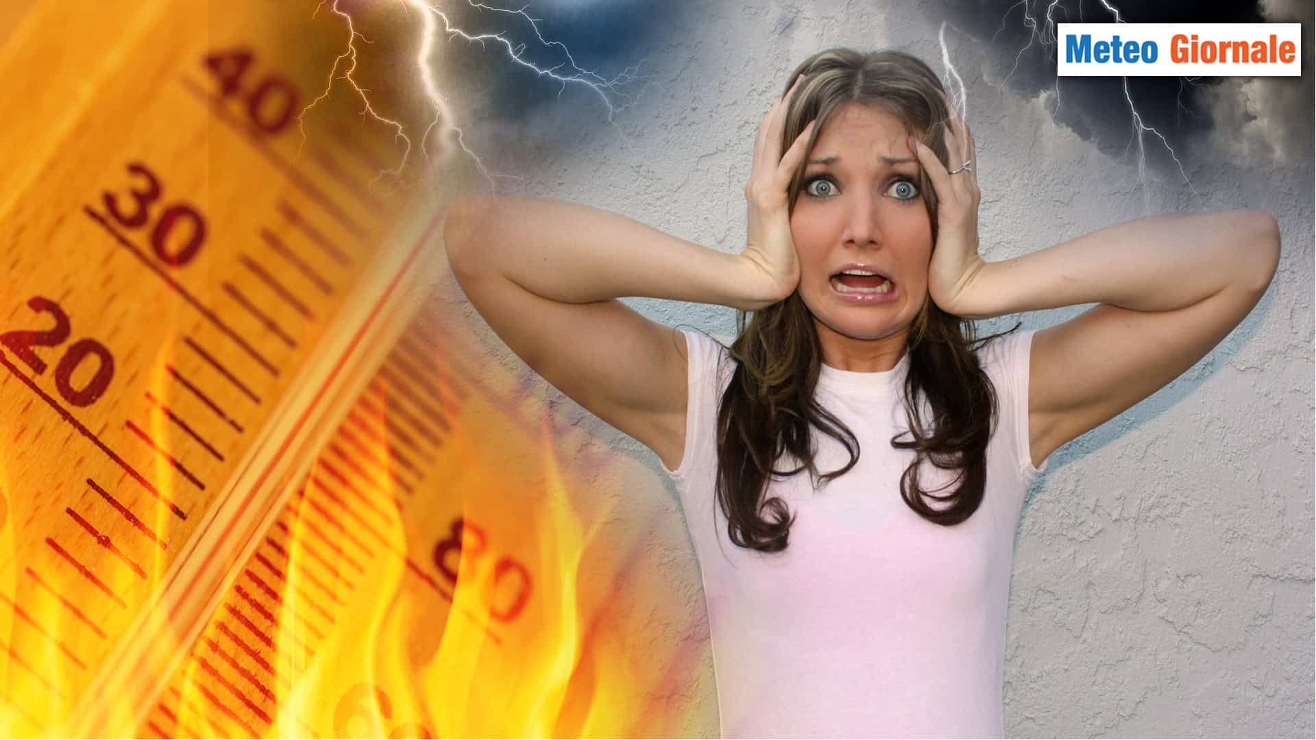 Meteo: Caldo fino a 40°C e afa opprimente, ma occhio ai Temporali