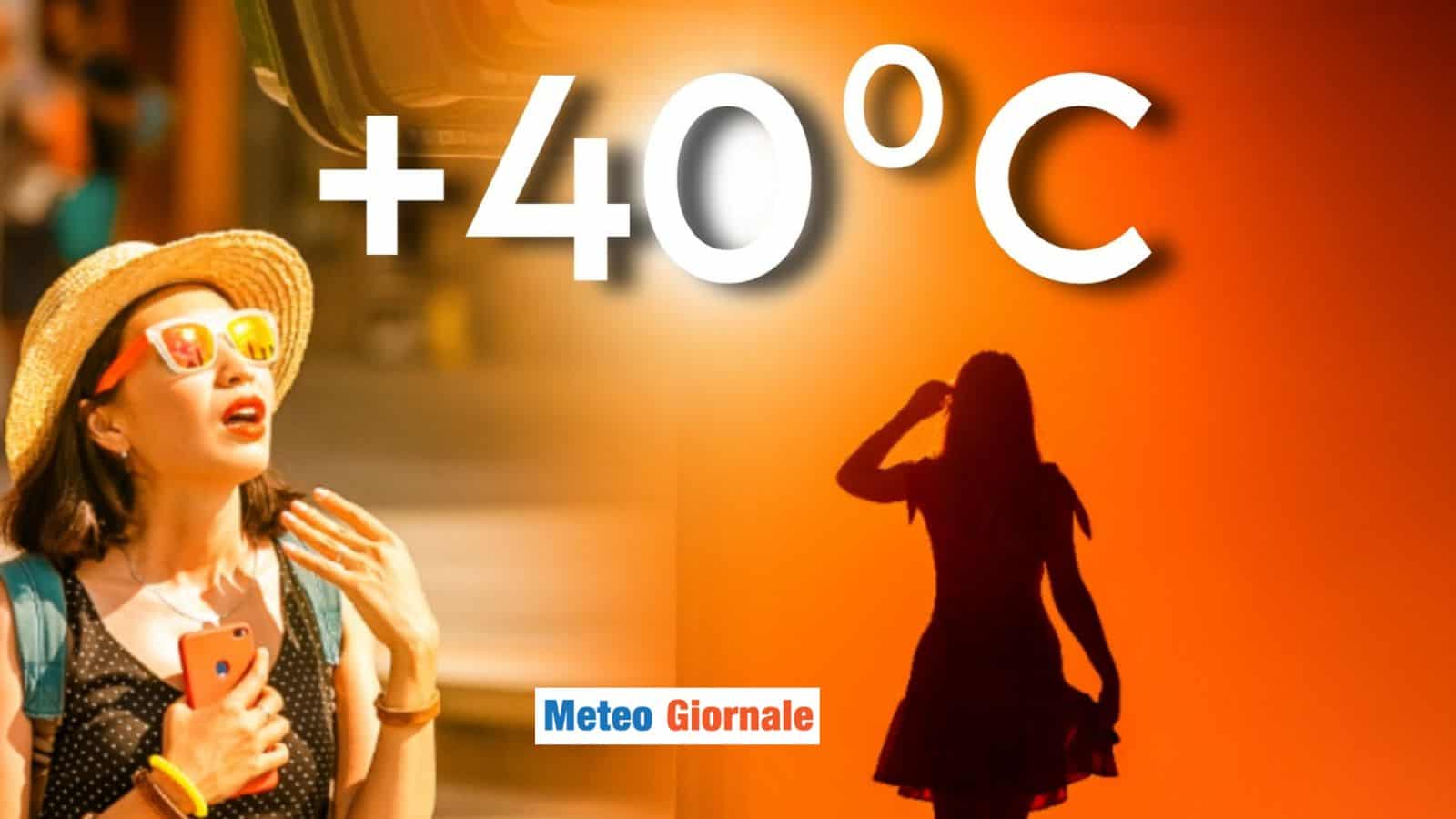 Meteo: in arrivo la settimana peggiore, queste zone rischiano valori superiori ai 40 gradi