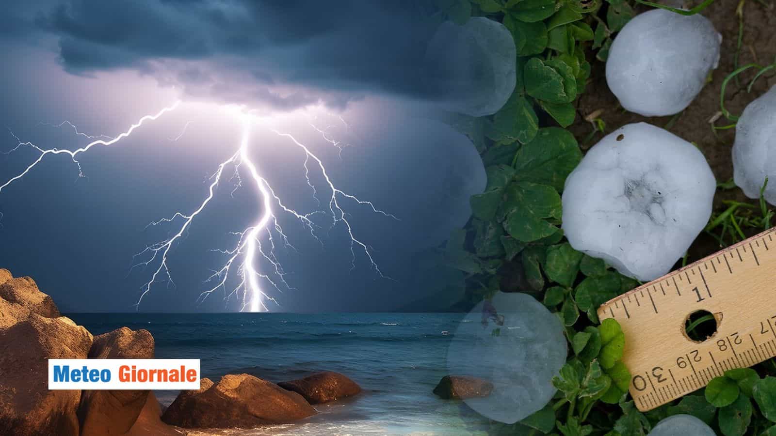 Centinaia di temporali in Italia tra Giovedì 23 e Domenica 26, le Regioni colpite