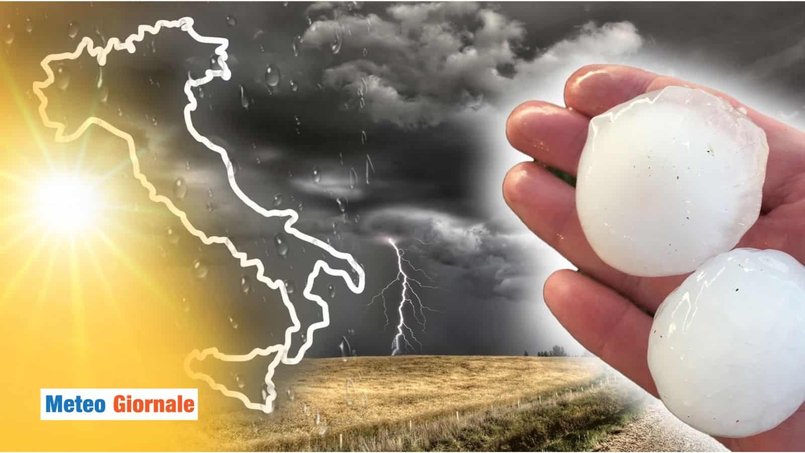 Tra caldo estremo e grandine enorme: ecco la mancanza dell’Anticiclone delle Azzorre
