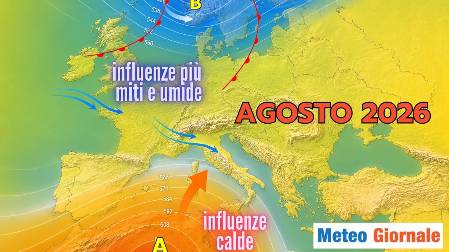 Che Agosto ci aspetta? Piogge e caldo settimana per settimana