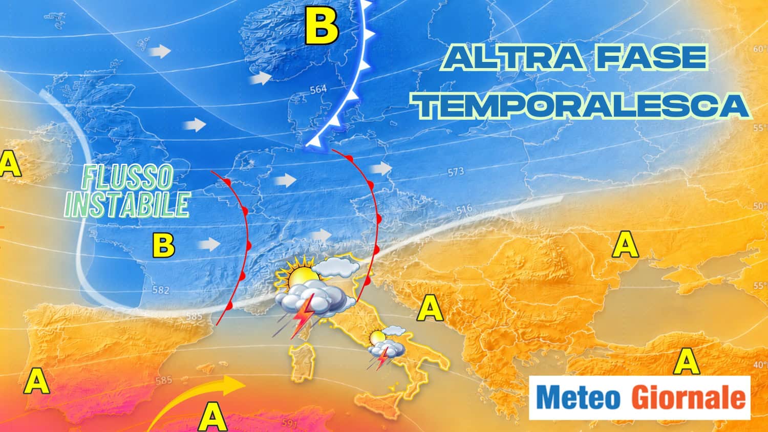 27 luglio-2 agosto, altri temporali in arrivo: le aree a rischio