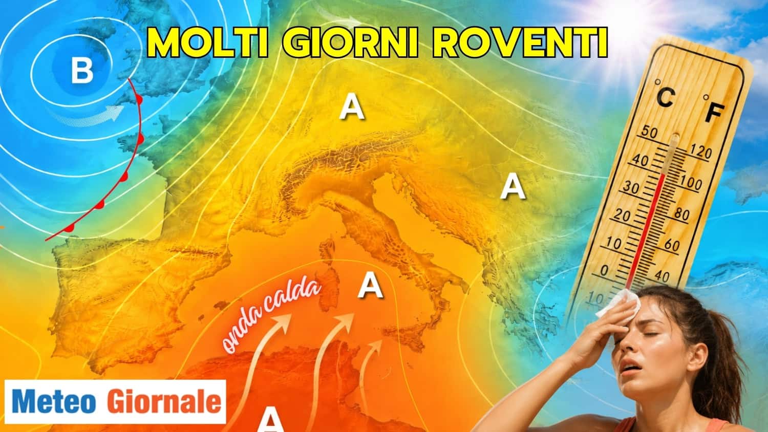 Caldo rovente da inizio Agosto: i giorni peggiori zona per zona