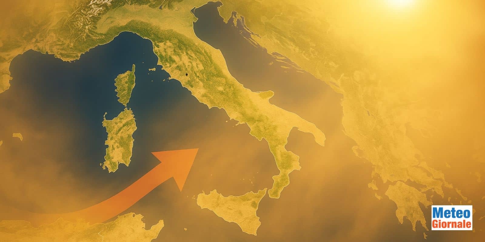 Un mare di sabbia in cielo, ad un passo il gran caldo africano