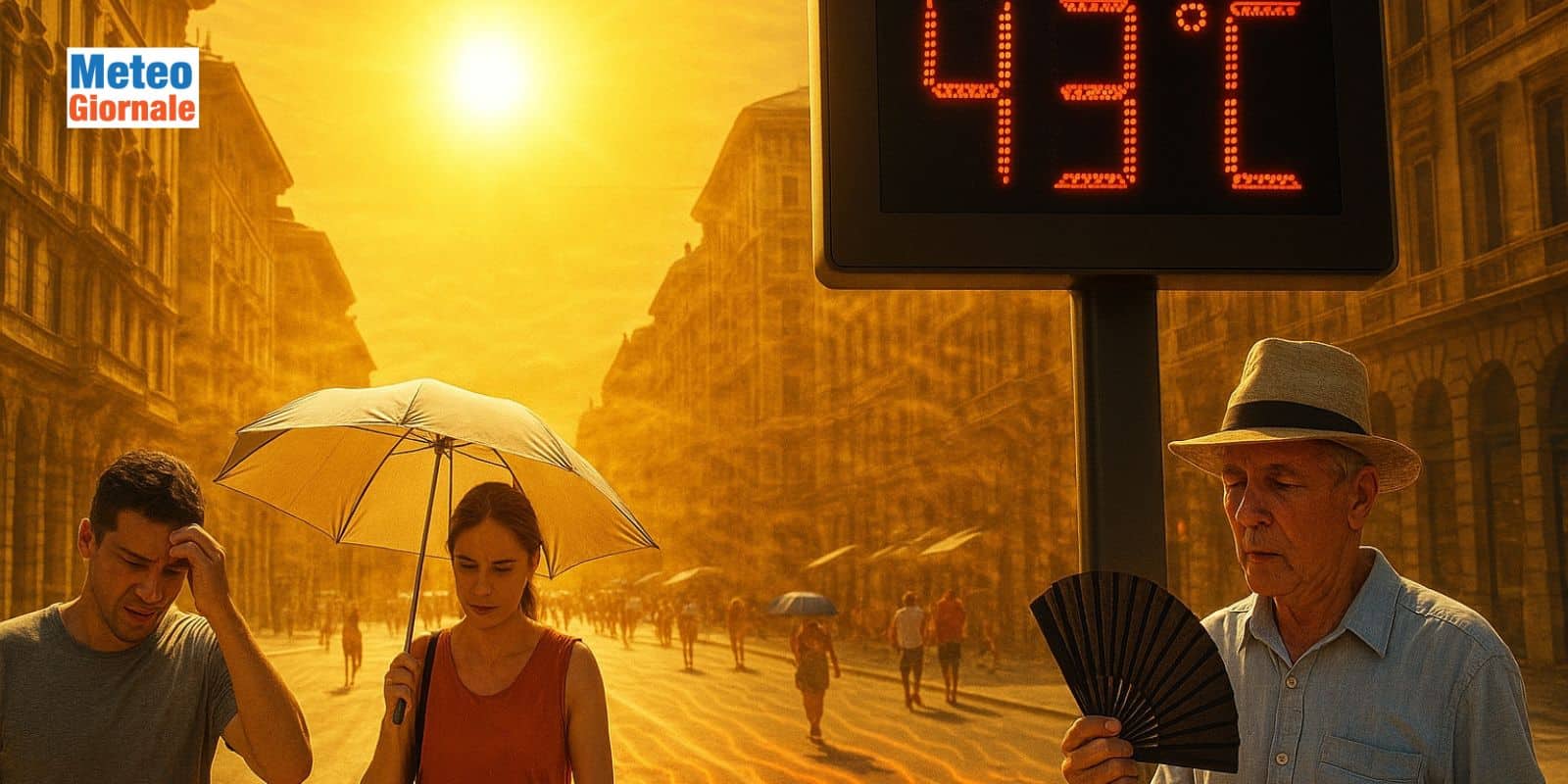 Caldo folle, dieci giorni da incubo per il centro meteo americano