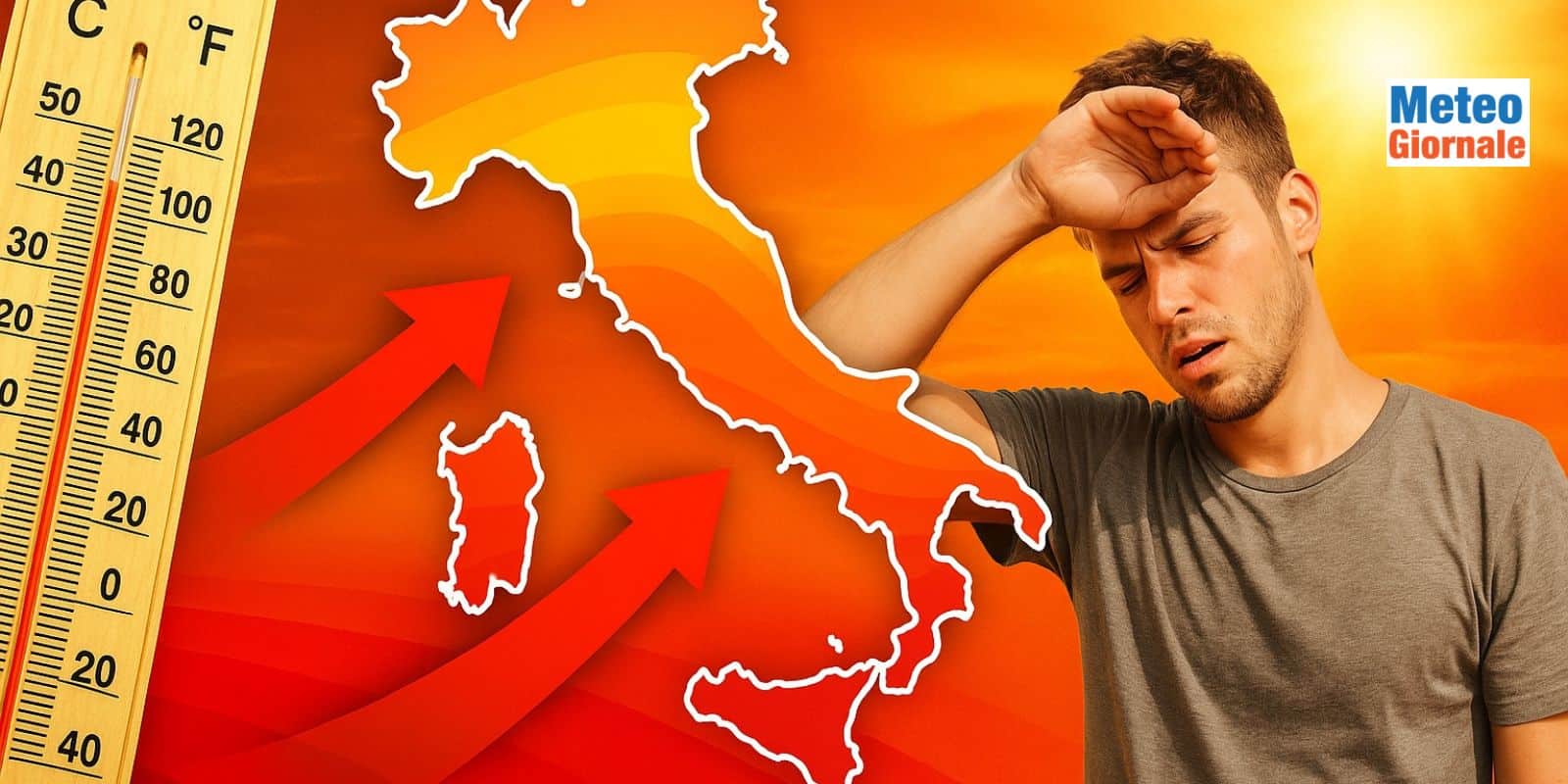 Caldo insopportabile per dieci giorni, poi una svolta