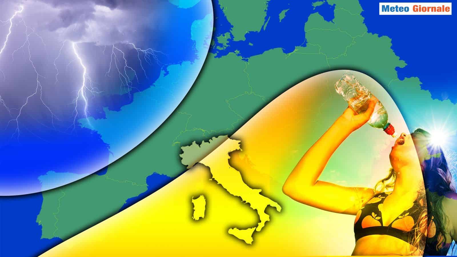 Caldo persistente non darà tregua per circa 7/10 giorni