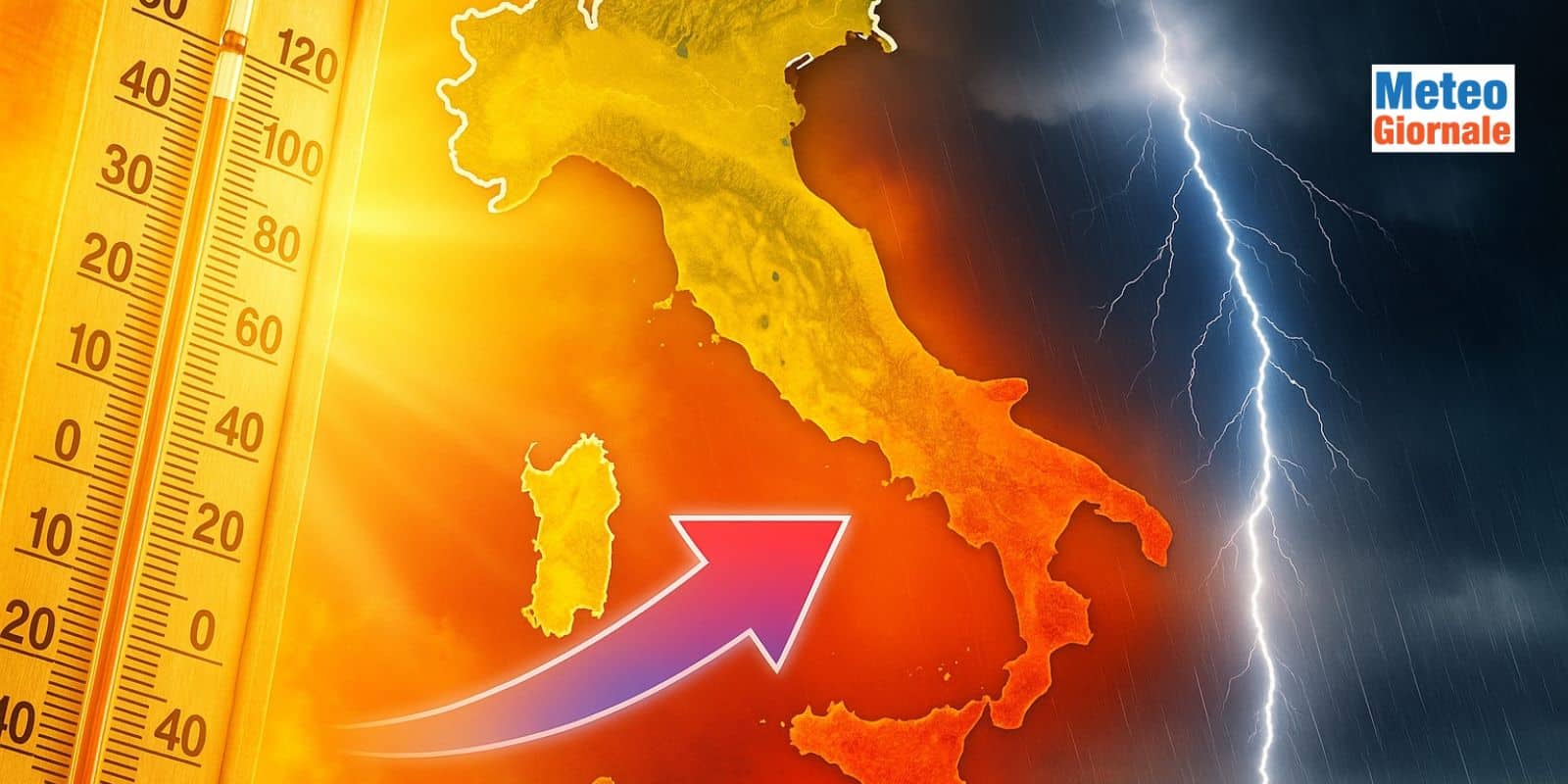 Martedì 28: temporali per pochi, caldo per tutti