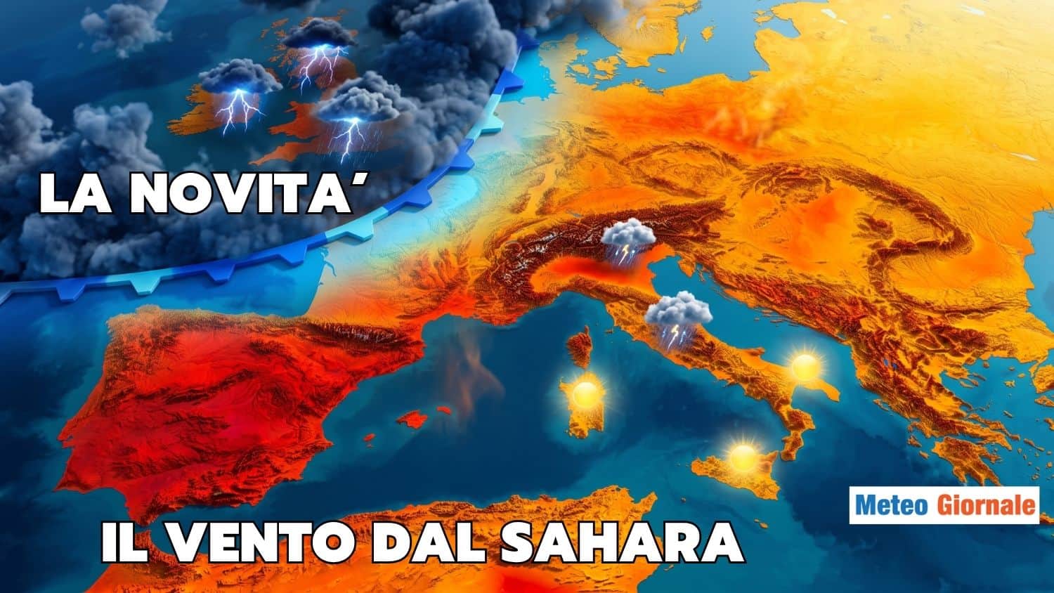 Caldo africano in aumento: quanto durerà l’ondata dal Sahara