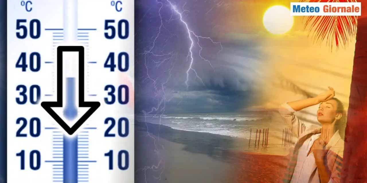 Stop caldo dal 18-19 luglio, inizierà la ritirata dell’anticiclone africano