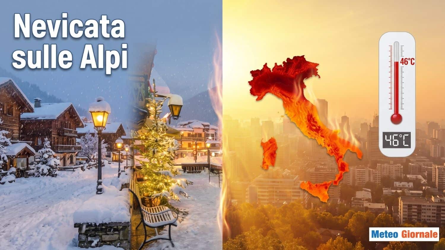 Neve su Alpi prima del caldo record Luglio-Agosto 2017. Ci riguarda