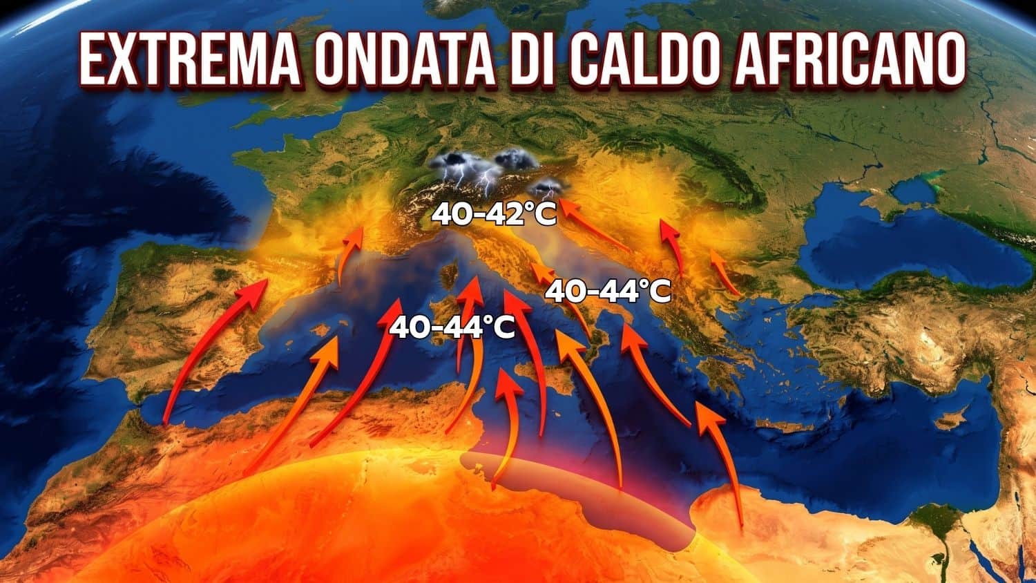 Caldo: verso temperature che non si vedevano da secoli