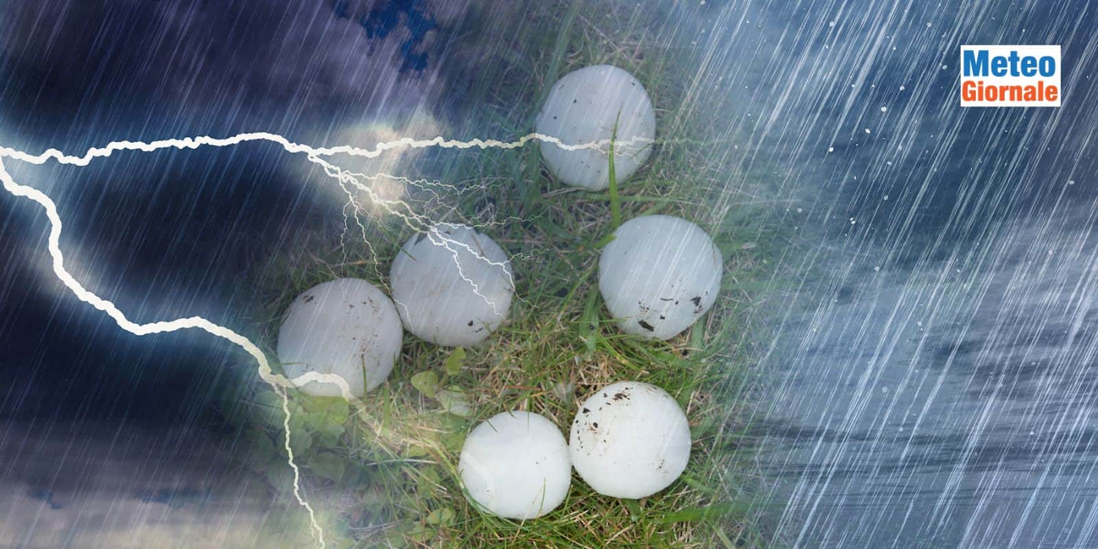 Temporali ad obliquo e grandine grossa a breve