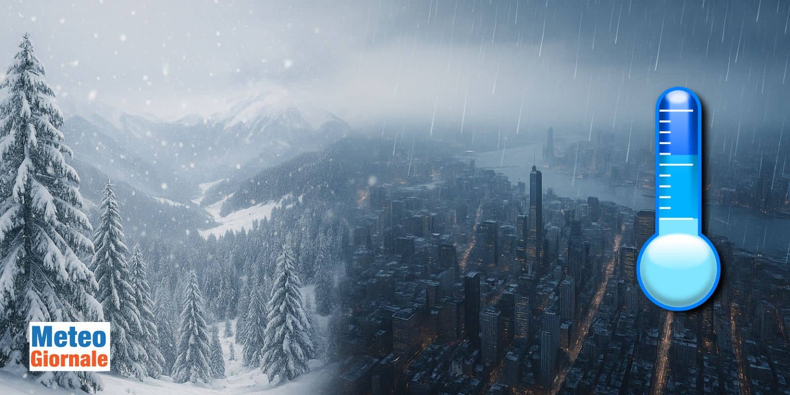 Caldo spazzato via, sta arrivando il fresco e anche la neve