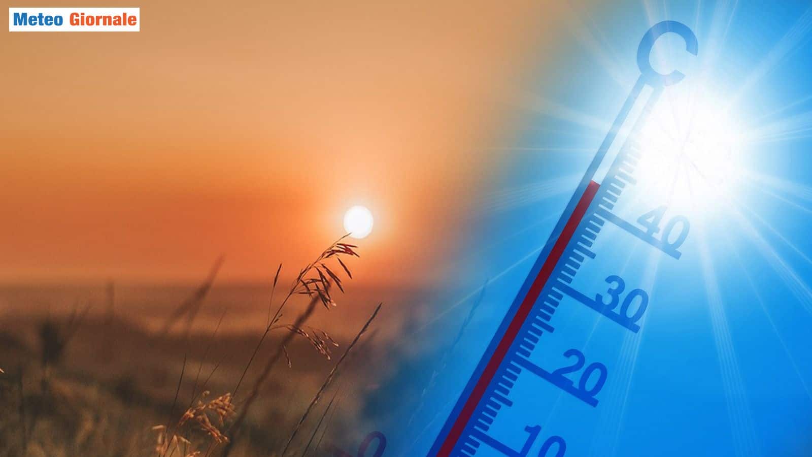 Caldo feroce dagli ultimi giorni di luglio, si torna verso i 40 gradi e più