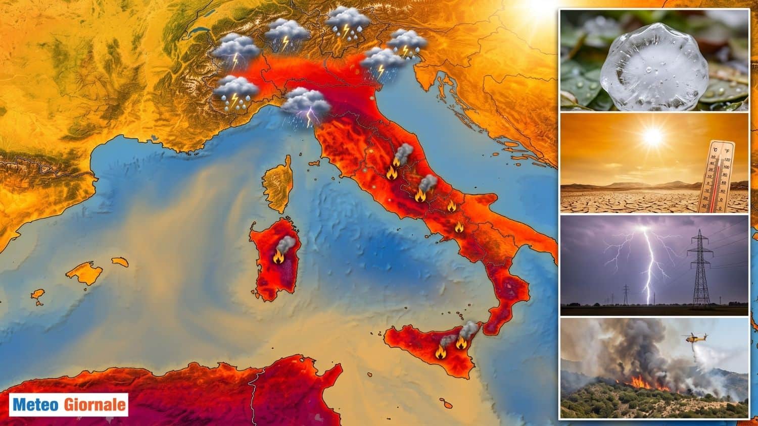 Caldo africano: le giornate peggiori. Il primo sollievo