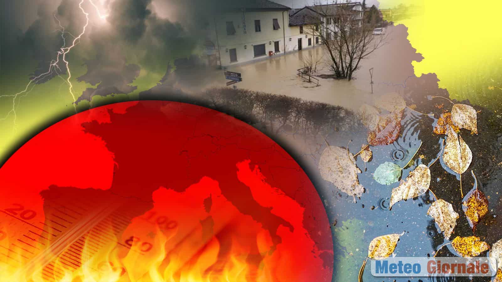 Meteo, arriva il maltempo caldo dal Nord Africa
