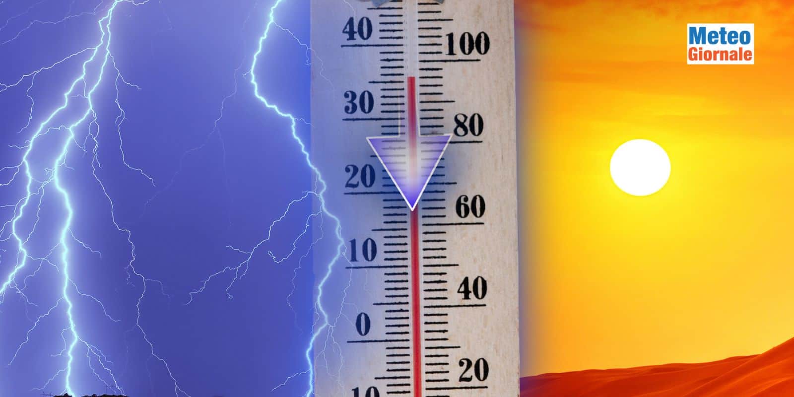 Lunedì 20 Luglio tutta Italia potrebbe essere fuori dal caldo africano