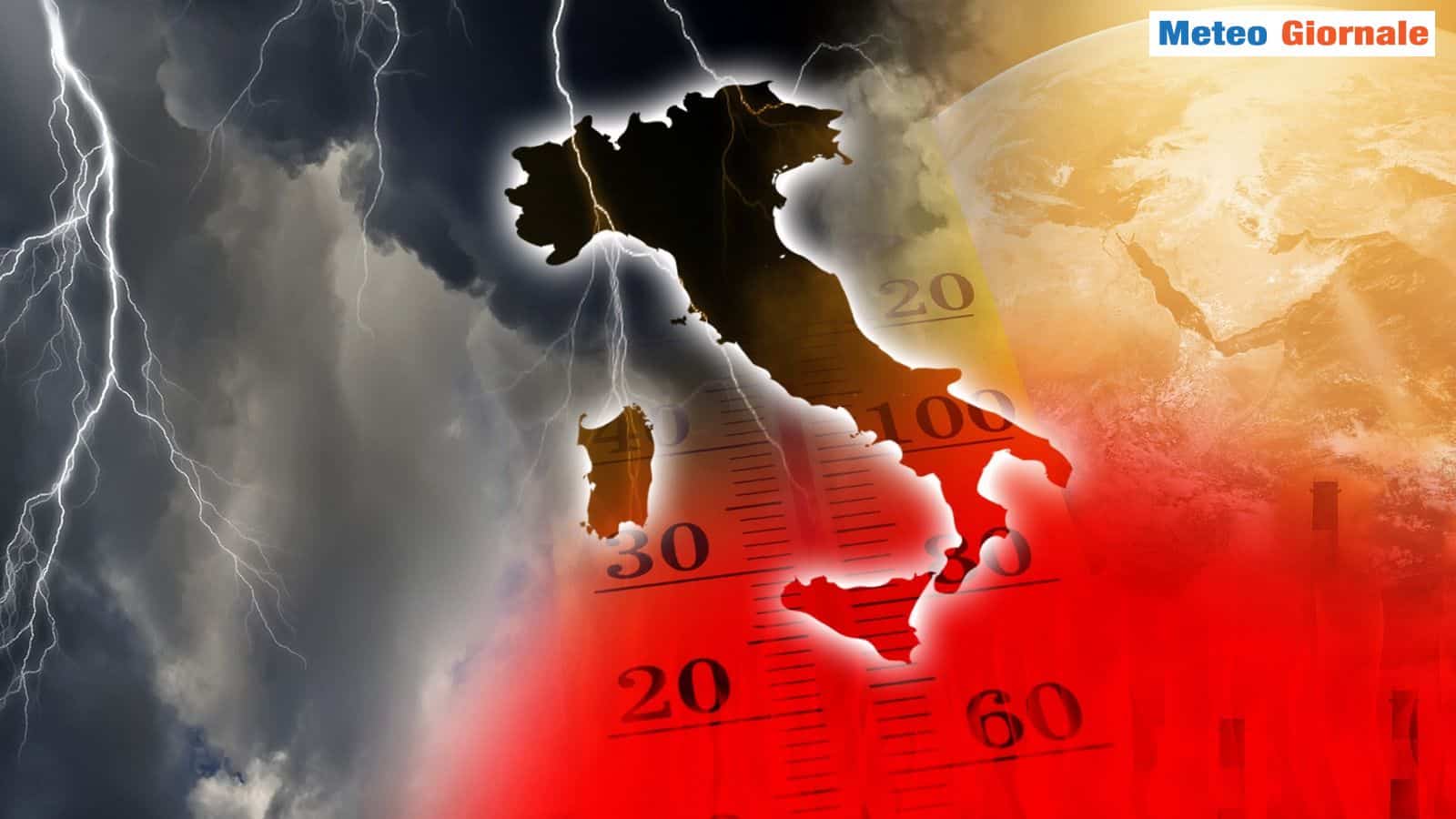 Raffica di temporali tra Domenica 26 e Lunedì 27, poi la svolta confermata