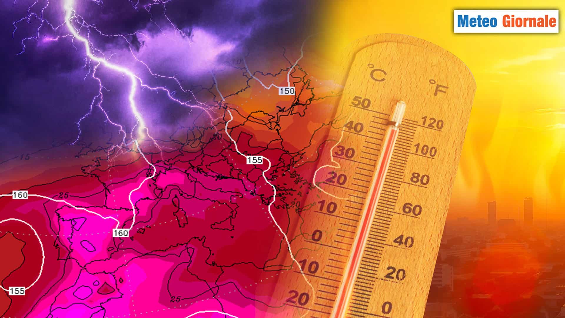 Meteo: Caldo senza tregua, ma da venerdì più temporali al nord