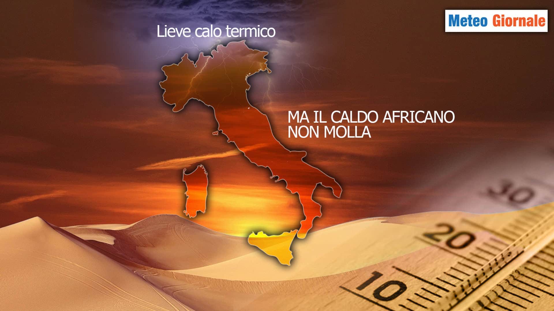 Meteo: Caldo africano, piccola tregua nel weekend, ma non durerà