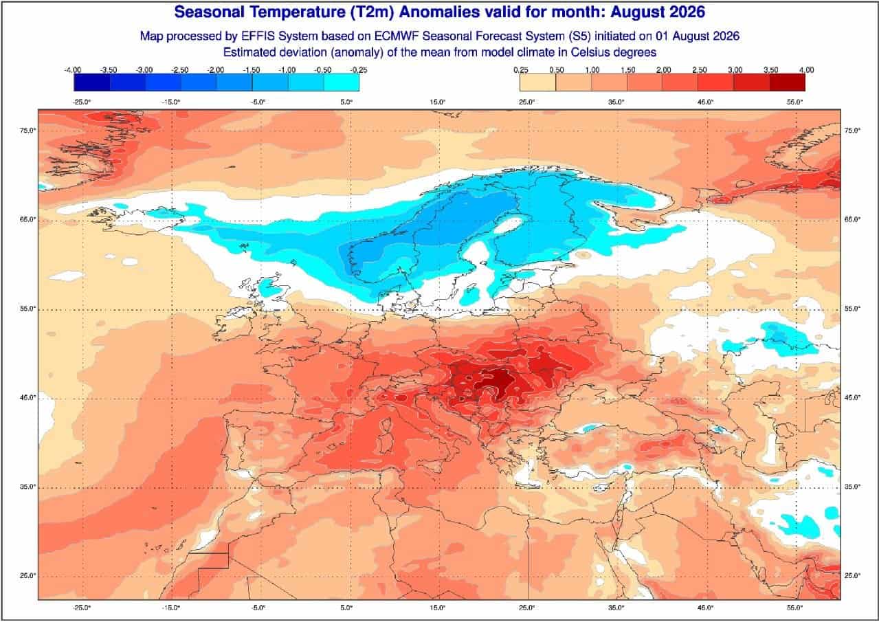 Agosto rovente con Temporali Tropicali e Grandine Grossa. Il Fresco