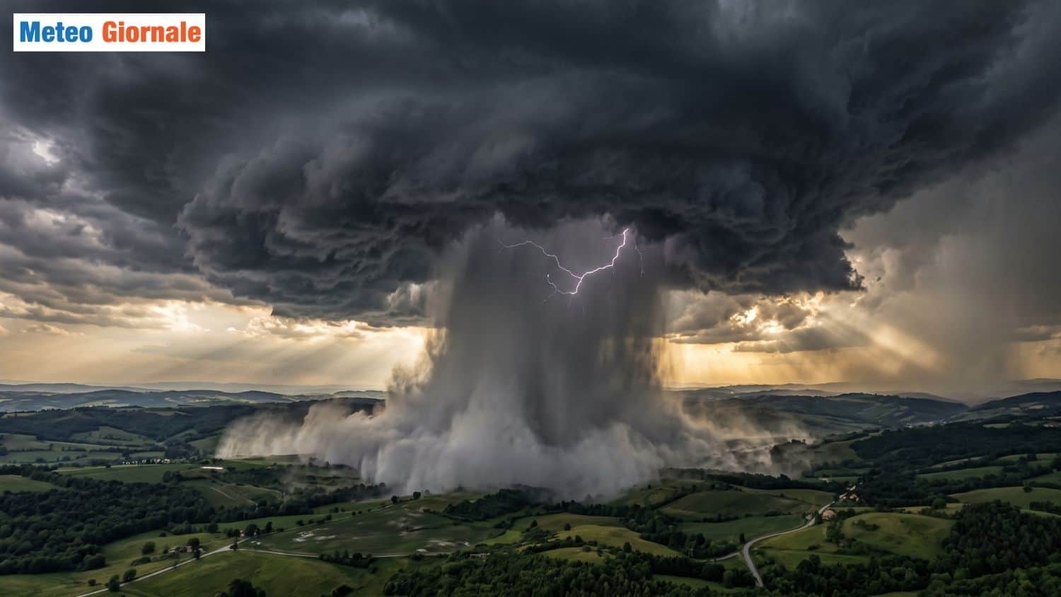 Cloudburst supera di forza il nubifragio è esattamente