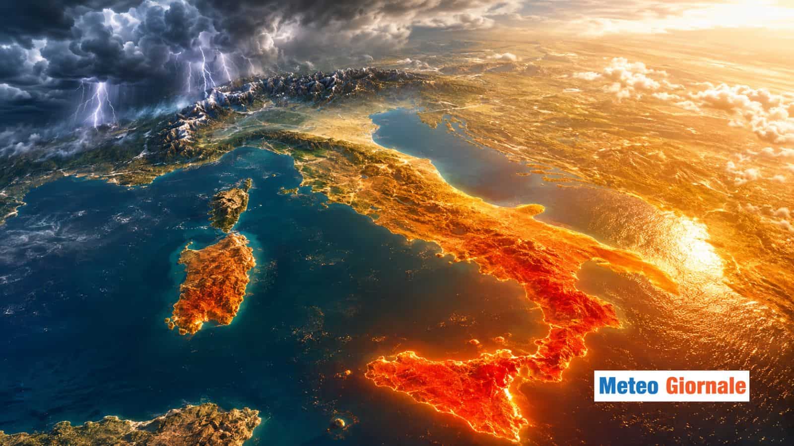 Italia ancora divisa in due: ecco quando finirà il caldo estremo al Sud secondo ECMWF