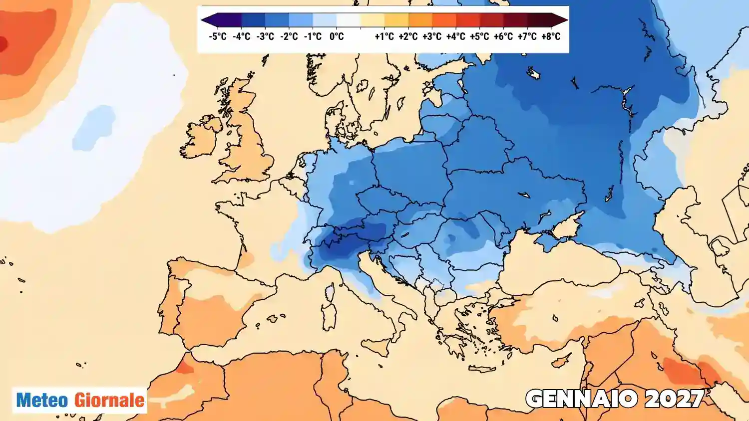 El Niño record, l’Inverno in Italia. Novità dal MetOffice