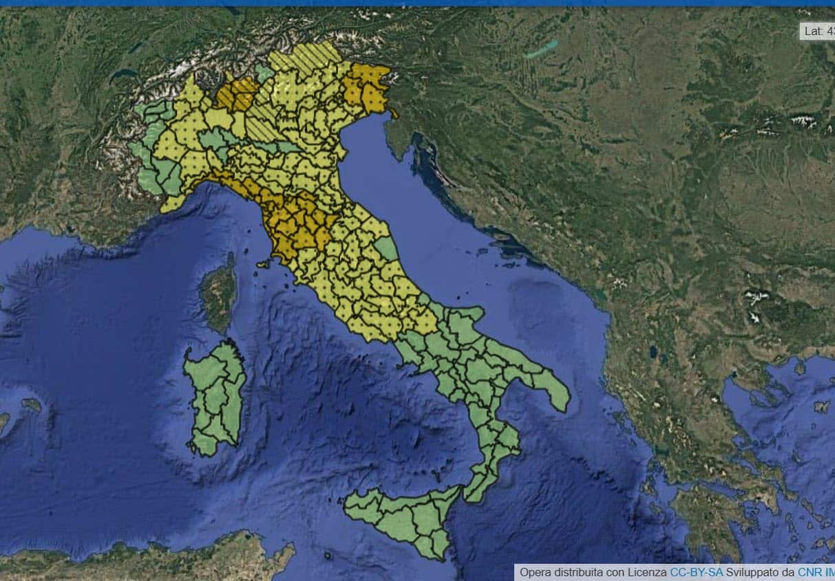allerta per oggi 21 agosto