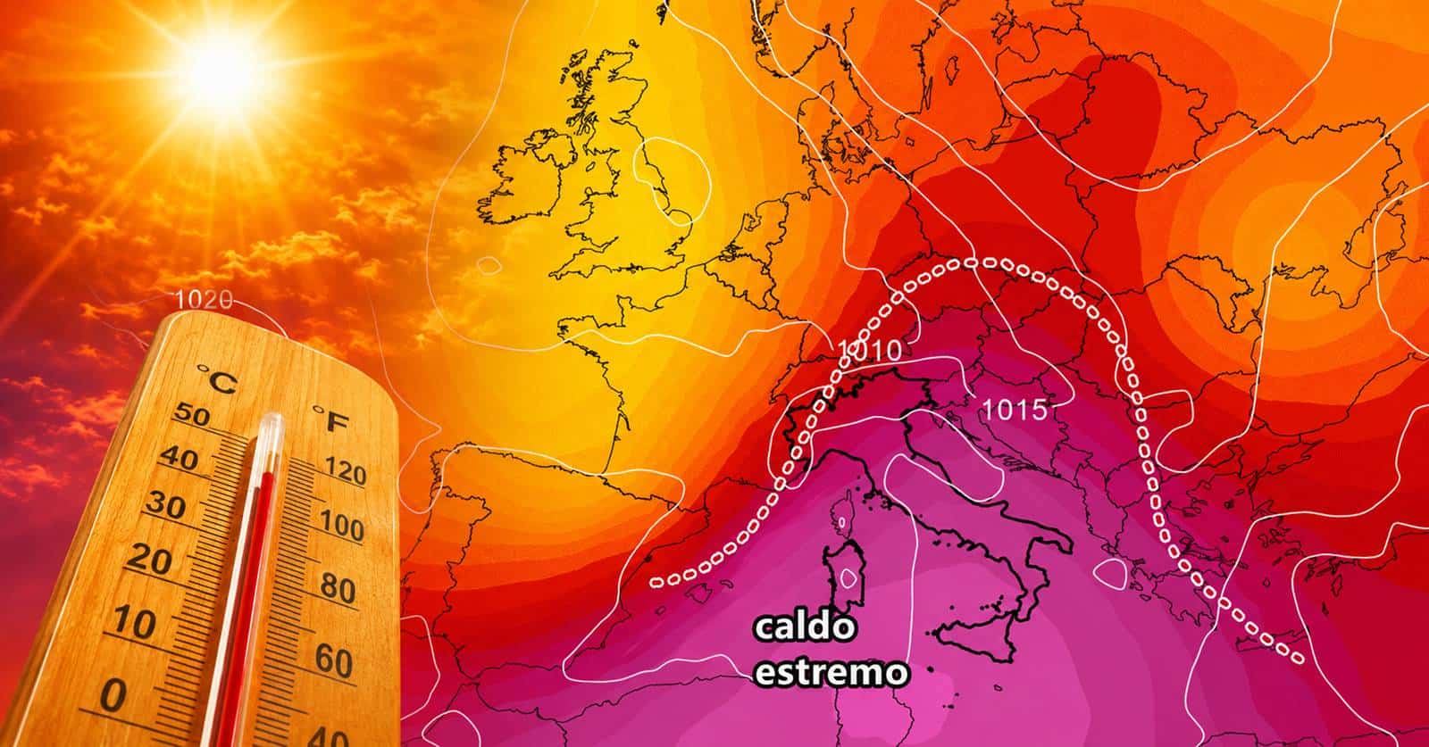 Maltempo estremo: col caldo in arrivo non si scherza